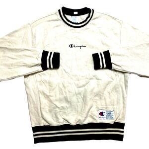 Champion White and Black Sweatshirt